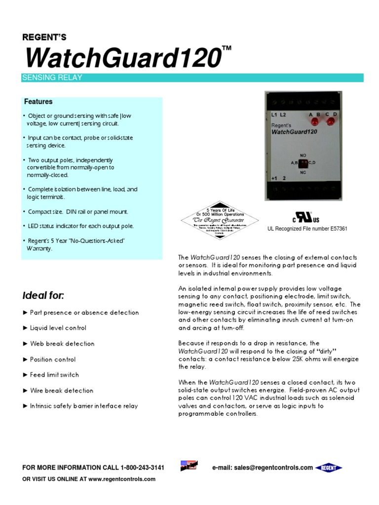 WatchGuard Manual PDF Relay Switch