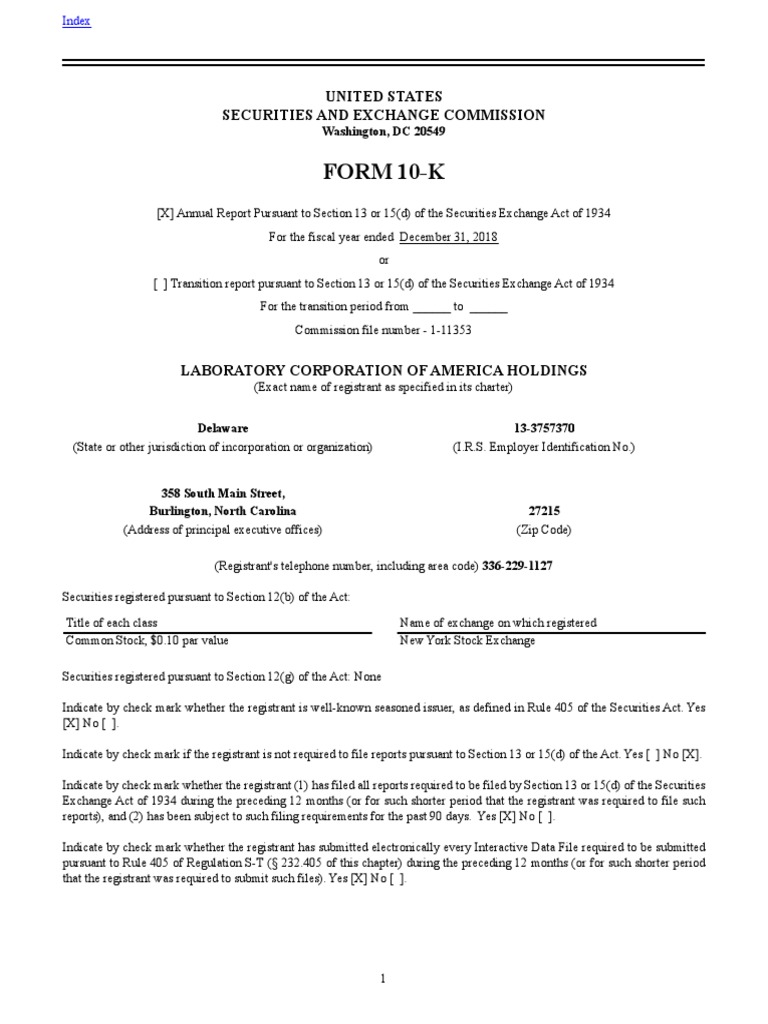 Laboratory Corporation of America PDF Medical Laboratory Pathology