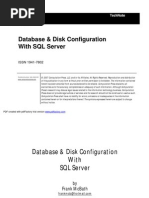 Database & Disk Configuration With SQL Server: ISSN 1941-7802