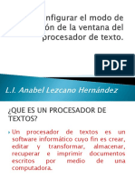 Planeacion de Un Documento, Conceptos Basicos Procesador de Texto