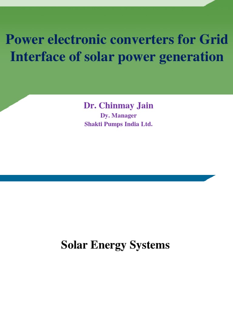 Grid Integration Ofsolar Energy PDF | PDF | Solar Power | Photovoltaic ...