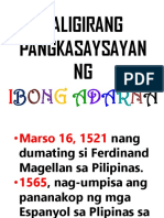 KALIGIRANG PANGKASAYSAYAN NG IBONG ADARNA (Autosaved)