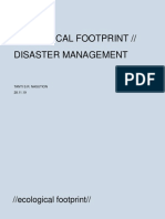 Ecological Footprint & Disaster Management 