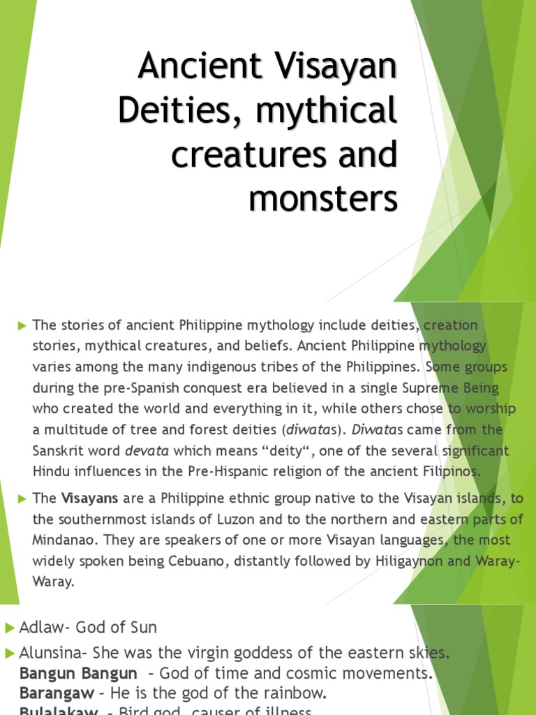 Ancient Visayan Deities and Creatures | PDF | Legendary Creatures ...