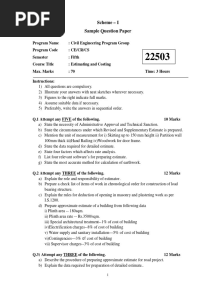 Estimating and Costing-Sample-Question-Paper (Msbte-Study-Resources)