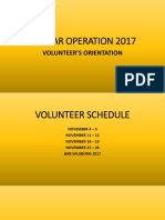 Barops Volunteer Orientation 2017