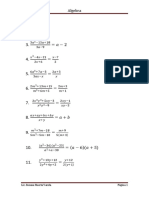 Simplificación Algebraica C18