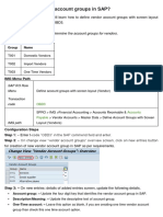 How To Create Vendor Account Groups in SAP