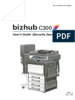 bizhub C300 Security Operations User Guide