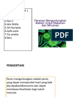 Peranan Menguntungkan Bakteri