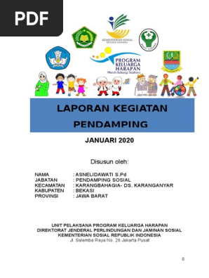 Laporan Bulanan Pkh Januari 2020 Copy Copy Copy