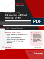 Introduction To Ethical Hacking + OSINT PDF