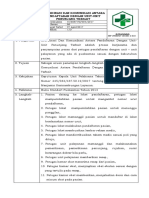 7.1.3.7 SOP KOORDINASI DAN KOMUNIKASI ANTARA PENDAFTARAN DENGAN UNIT PENUNJANG TERKAIT