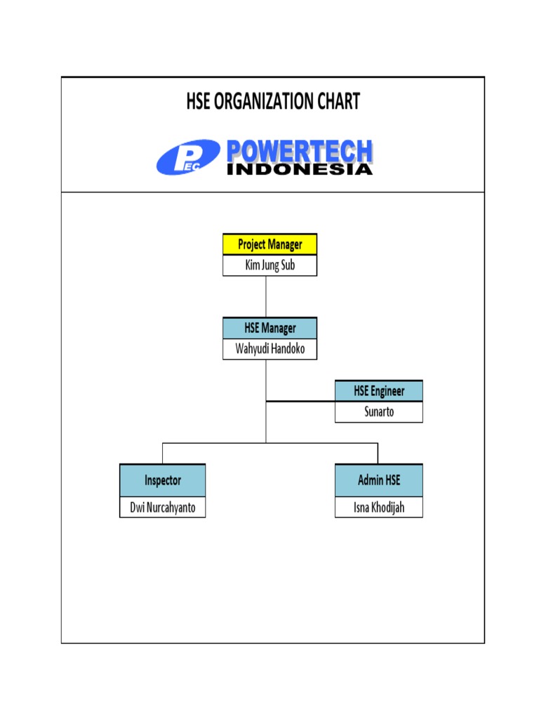 HSE Organization Chart Overview | PDF