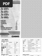 Download Casio Fx-100s - Calculator Manual English by anon_696373 SN44637009 doc pdf