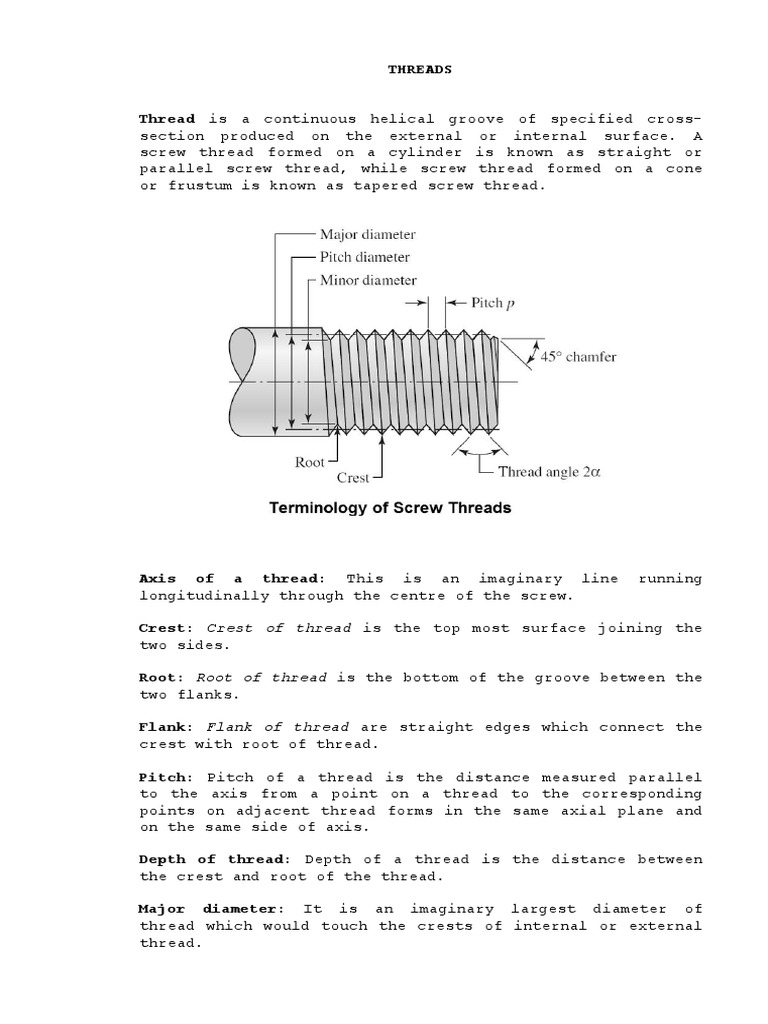 Screws PDF Screw Mechanical Engineering