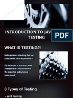Introduction Js Testing