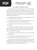 Code Of Ethics For Professional Teachers Pdf Teachers Curriculum