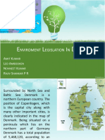 Enviroment Legislation in Denmark