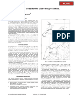 A New Geological Model For The Globe Progress Mine PDF