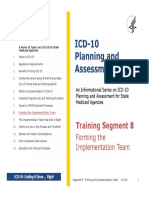 Forming the ImpementationTeam for ICD 10