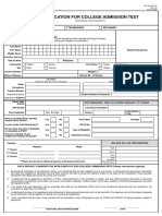 01 Application Form For College Admission Test Rev.03