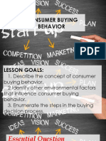 Finals Lesson 1. Consumer Buying Behavior