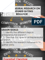 FINALS Lesson 2. ENTREP RESERACH ON CONSUMER BUYING BEHAVIOR