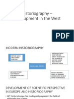 Historiography - Development in The West