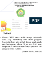 Laporan Pendahuluan dan Asuhan Keperawatan Ny. S dengan Stroke Hemorrhagic di RSUD Dr. Moewardi Surakarta