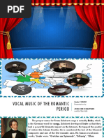 Vocal Music of The Romantic Period