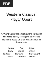 Western Classical Plays