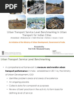 5.2  Benchmarking urban transport service - Experience from India