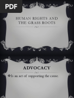 Human Rights and The Grass Roots