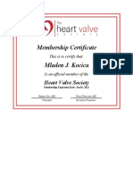 HVS 2021 membership certificate