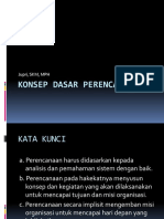 3konsep Dasar Perencanaan