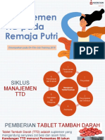 Persentase Remaja Puteri Anemia