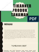 Antikanker Produk Tanaman