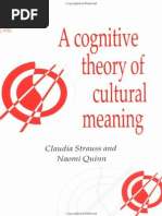 Strauss Quinn A Cognitive Theory of Cultural Meaning PDF