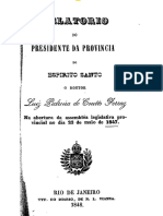 Relatório Do Presidente Da Província Do Espírito Santo 1847 (Parte) - Instrução Pública