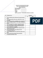 Contoh Rubrik Penilaian Hasil Perbaikan