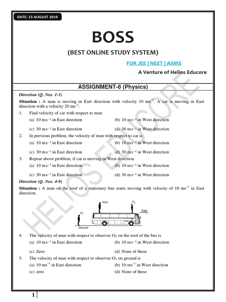 Velocity Problems in Physics | PDF | Acceleration | Speed
