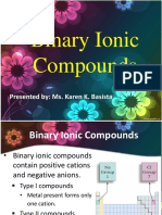 Binary Ionic Compound