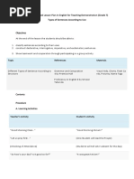 Sample Detailed Lesson Plan in English For Teaching Demonstration