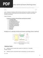 Civilengineering - Blog-Analysis of A Doubly Reinforced Beamworking Stress Method