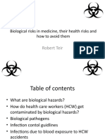 Biological Risk in Medicine, Their Health Risk