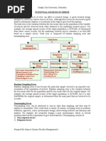 Potential Soureces of Error Final