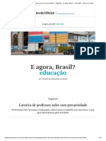 Carreira docente no Brasil