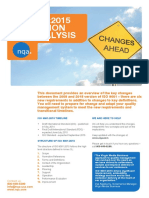 NQA USA ISO 9001 2015 Gap Analysis Document