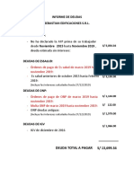 Informe de Deudas PDF